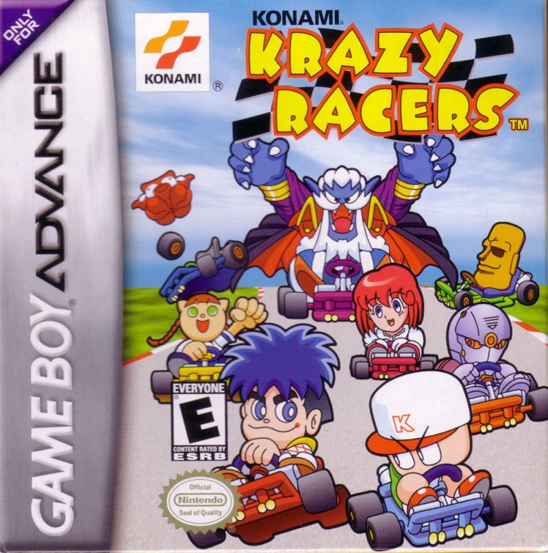 Capa do jogo Konami Krazy Racers